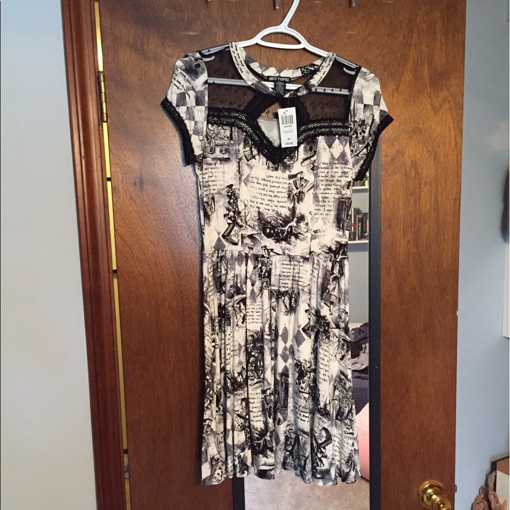 Alice in Wonderland lace skater dress ✨