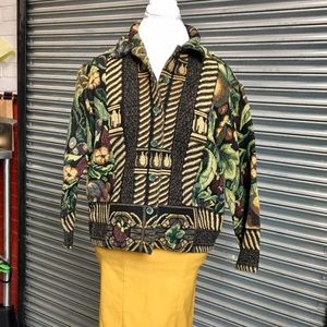 Keren Hart fruit and flower printed coat