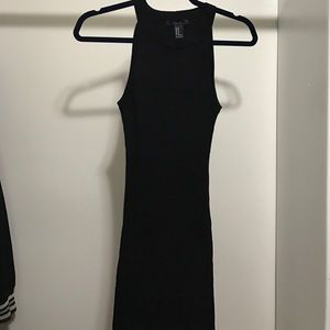 Black fitted dress