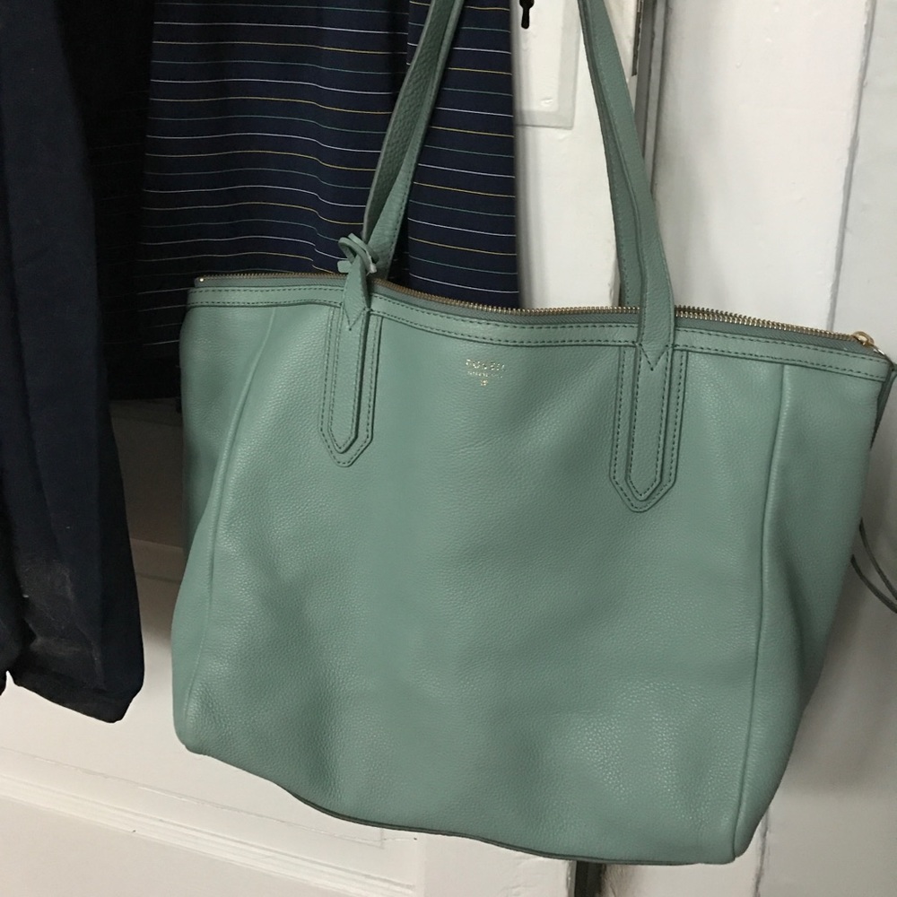 Sea glass Fossil Sydney Shopper Handbag