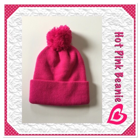 Boutique Accessories - Hot Pink Beanie Boutique Accessories - Hot Pink Beanie