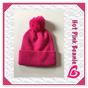 Boutique Accessories - Hot Pink Beanie Boutique Accessories - Hot Pink Beanie