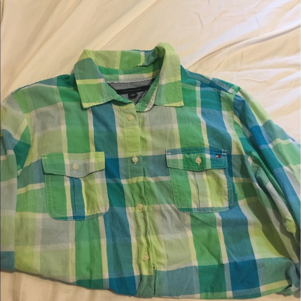 Tommy Hilfiger Button Down Plaid Shirt
