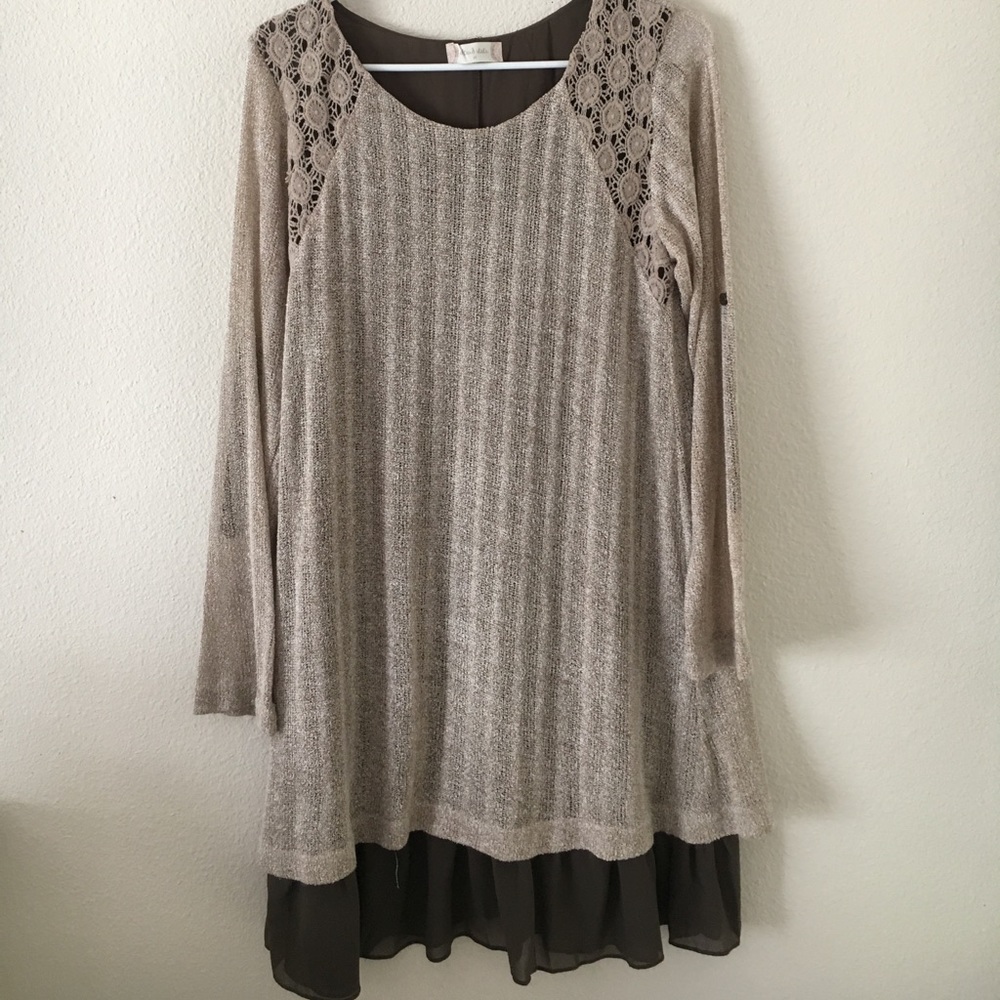 Brown Altair'd State Dress