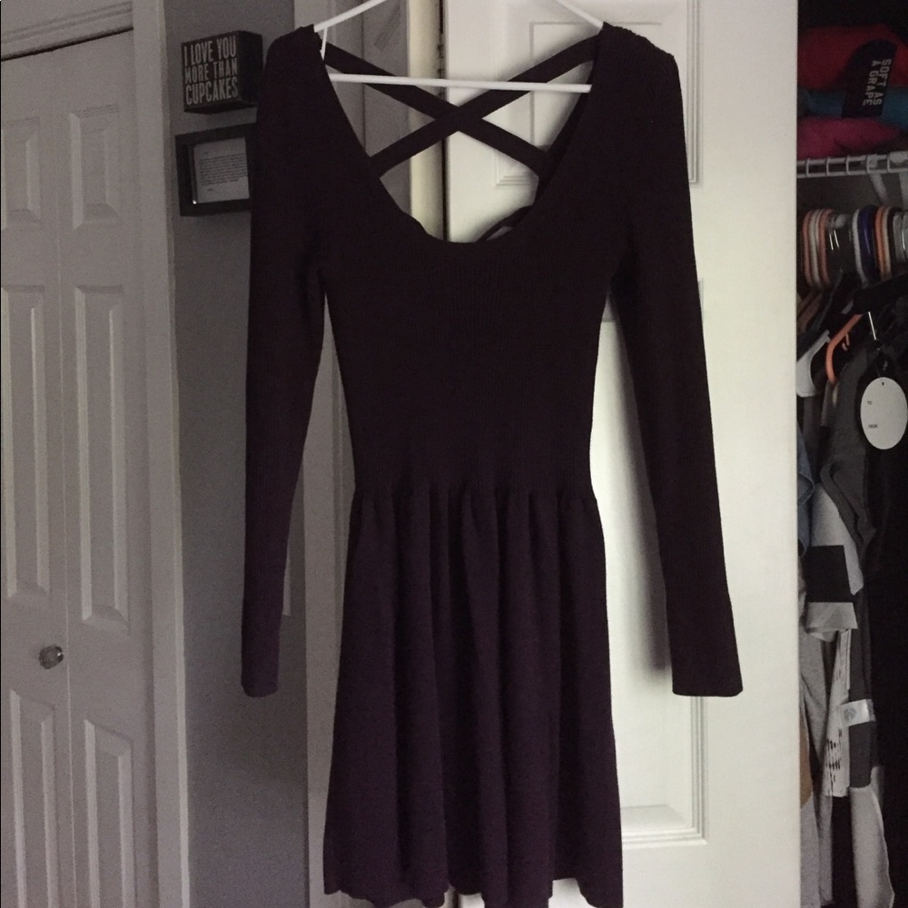 Victoria's Secret eggplant colored dress.