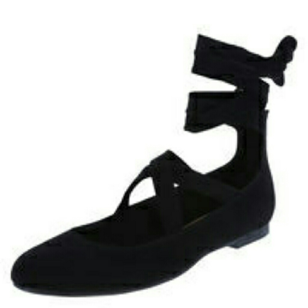 Brash Gillie Black Ballet Flats in Sz 10