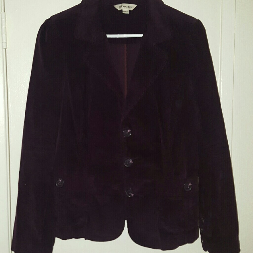 Burgundy/Purple corduroy blazer