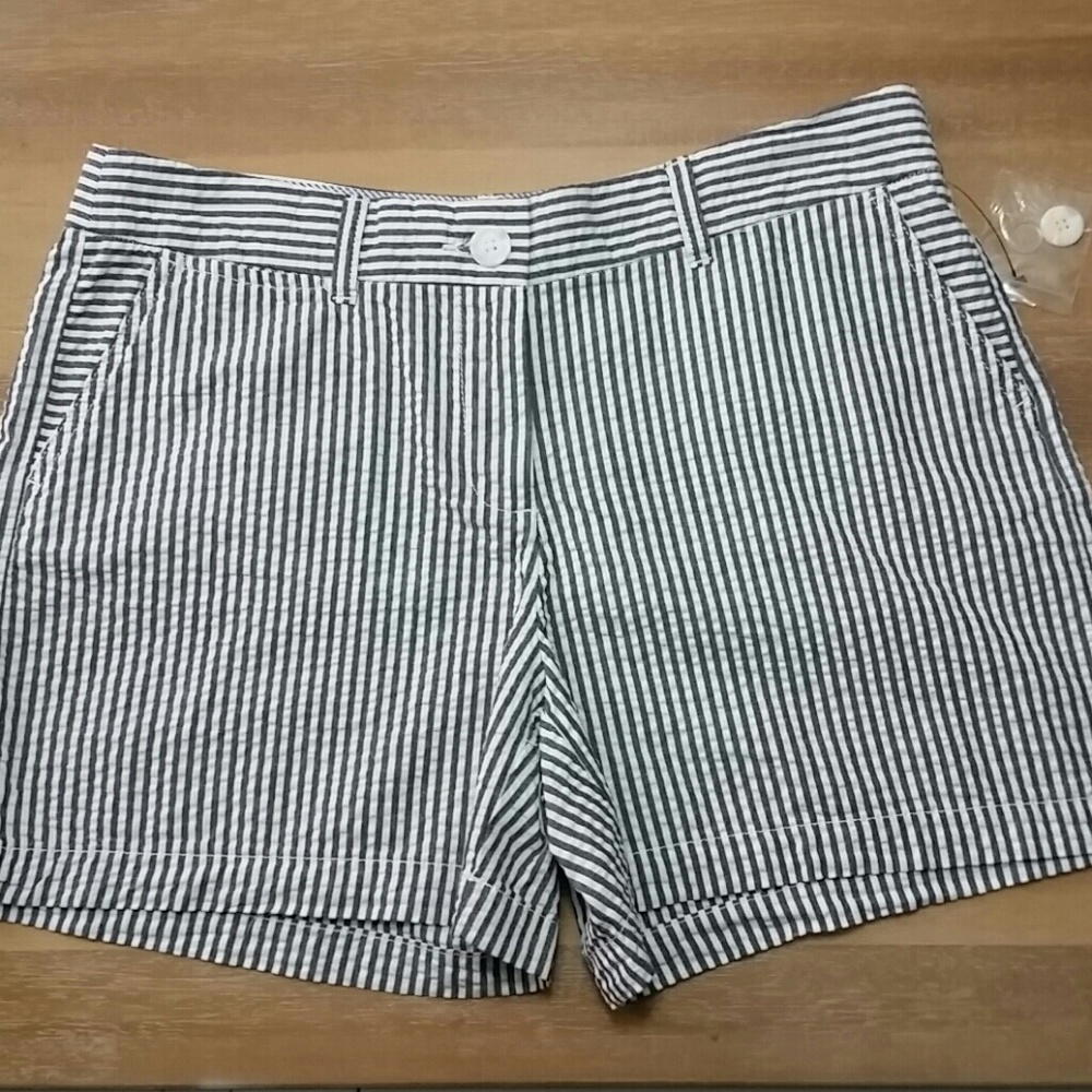 NWT Seersucker Cotton Shorts
