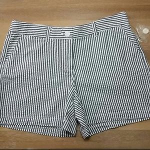 NWT Seersucker Cotton Shorts