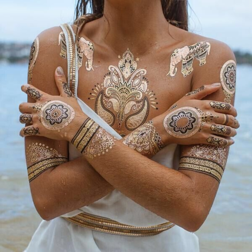 Temporary body tattoos