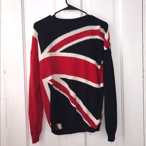 Brandy Melville Union Jack sweater