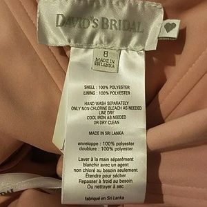 Bridesmaid dress Size 8, long, one shoulder