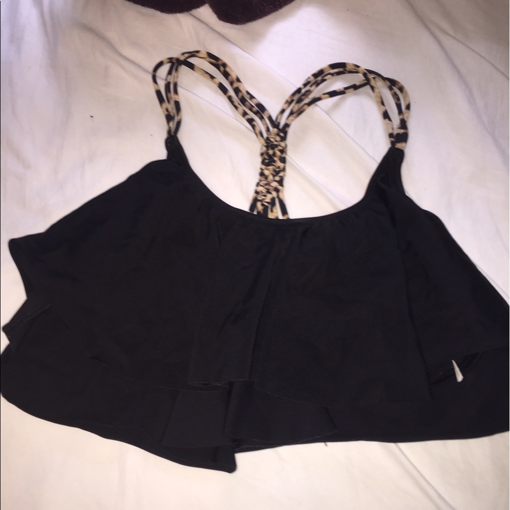 Vs pink leopard bikini top