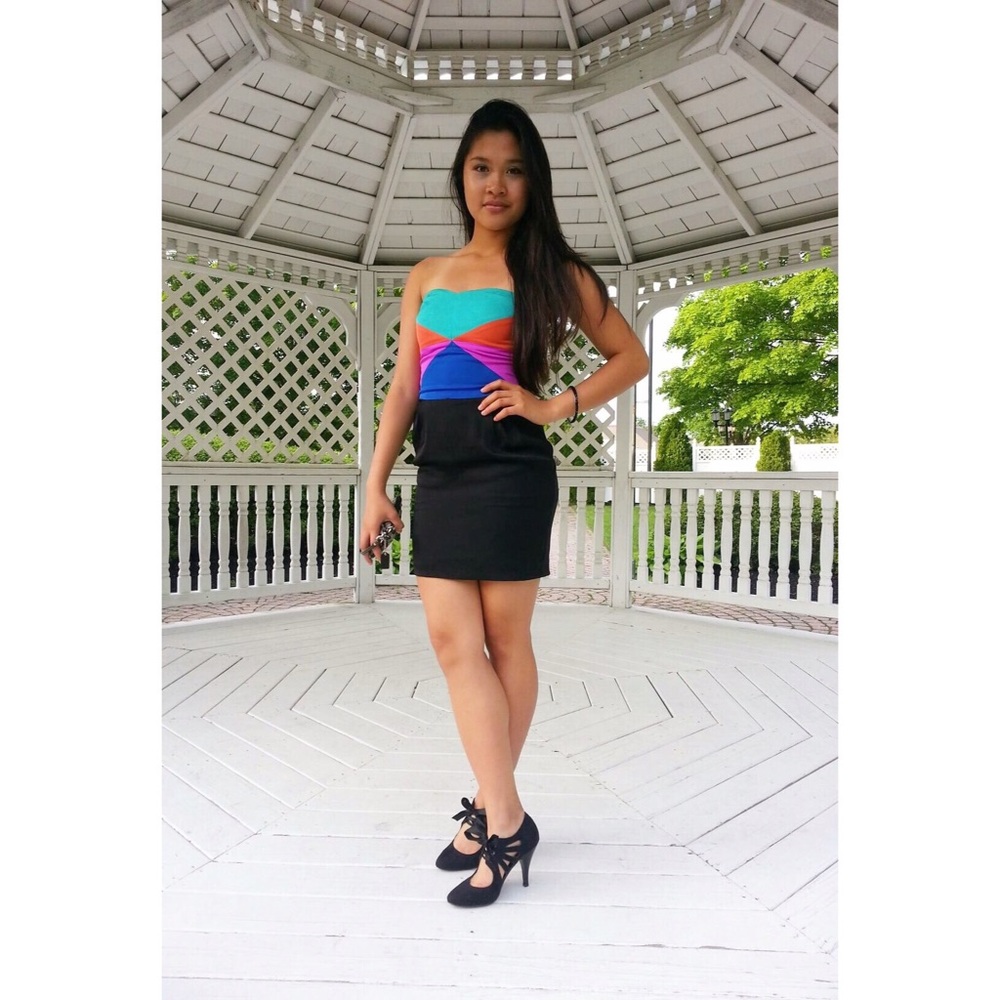 Black Strapless Mara Hoffman Dress