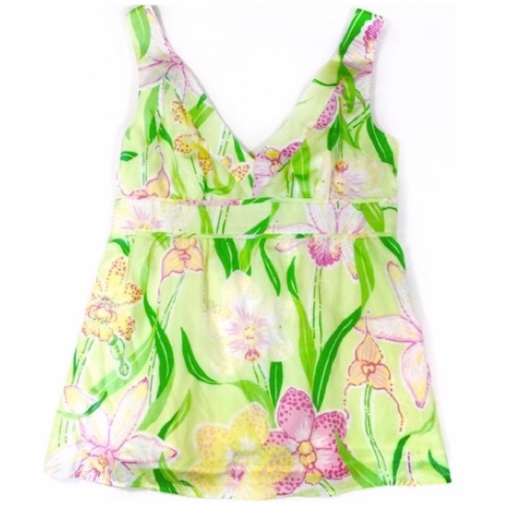 NWT Lilly Pulitzer Jesse Top (Palm Green)