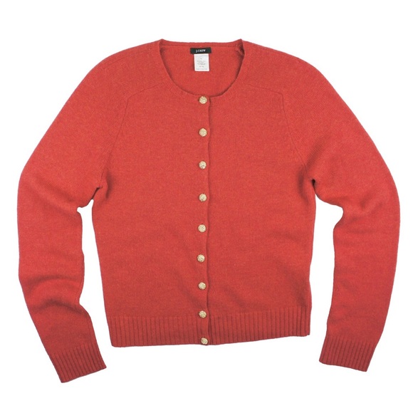 J. Crew Sweaters - JCREW Heather Flame Cardigan Sweater