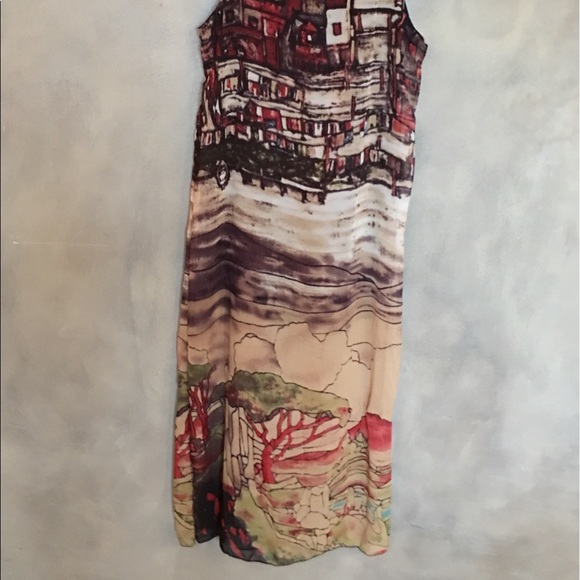 Printed chiffon dress - Picture 5 of 6