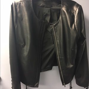 Saks fifth leather jacket