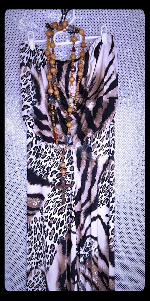 Fierce Animal Print Jumpsuit - image 1