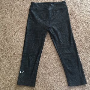 Under Armour compression capris - size small