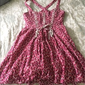 Pink free people dress