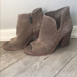 Vince Camuto open-toed booties