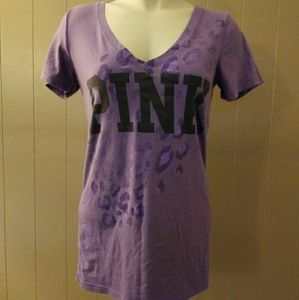 Vs pink logo T shirt