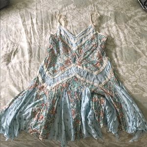 Blue free people dress