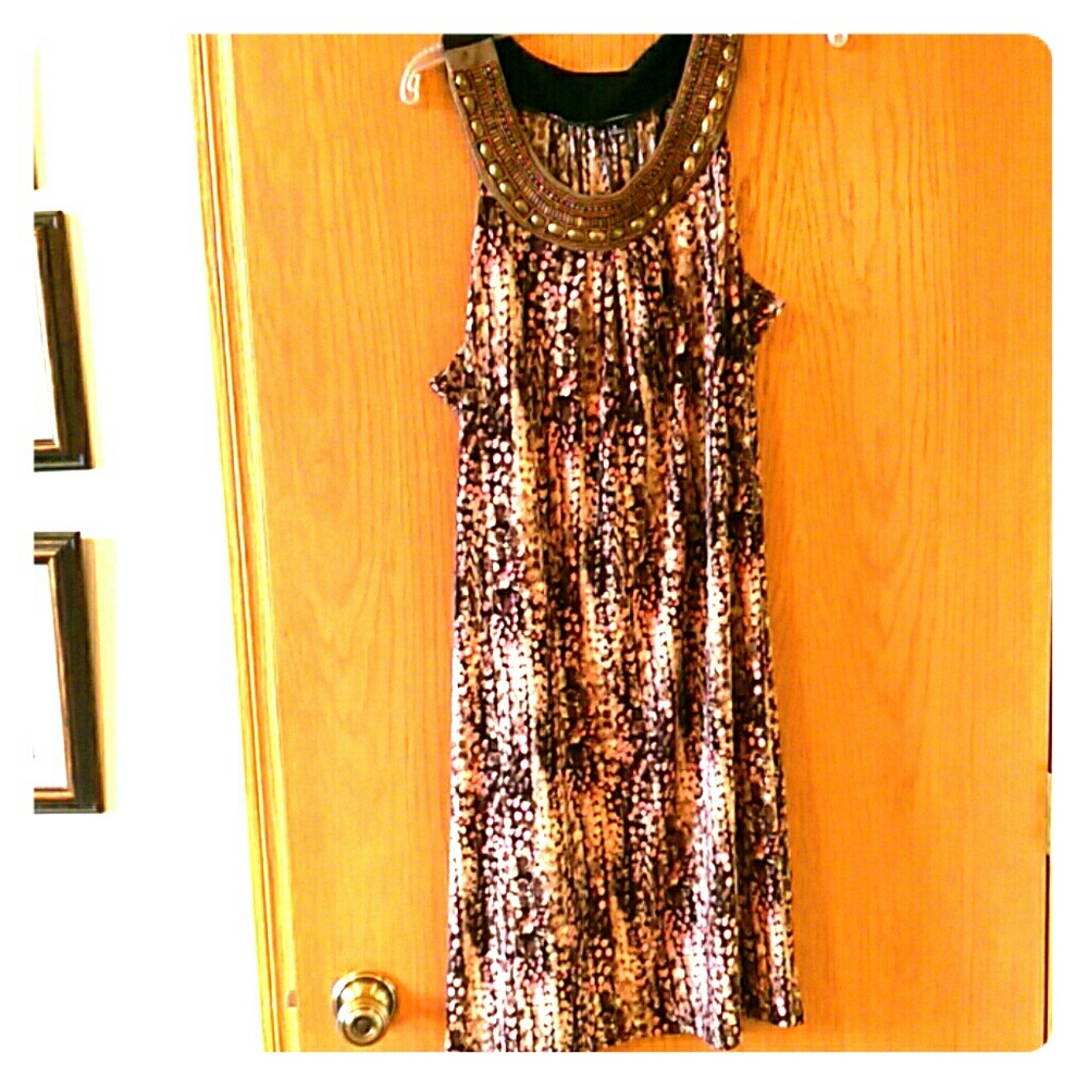Adorable Beaded yoke sundress