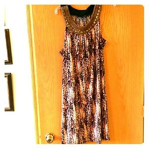 Adorable Beaded yoke sundress