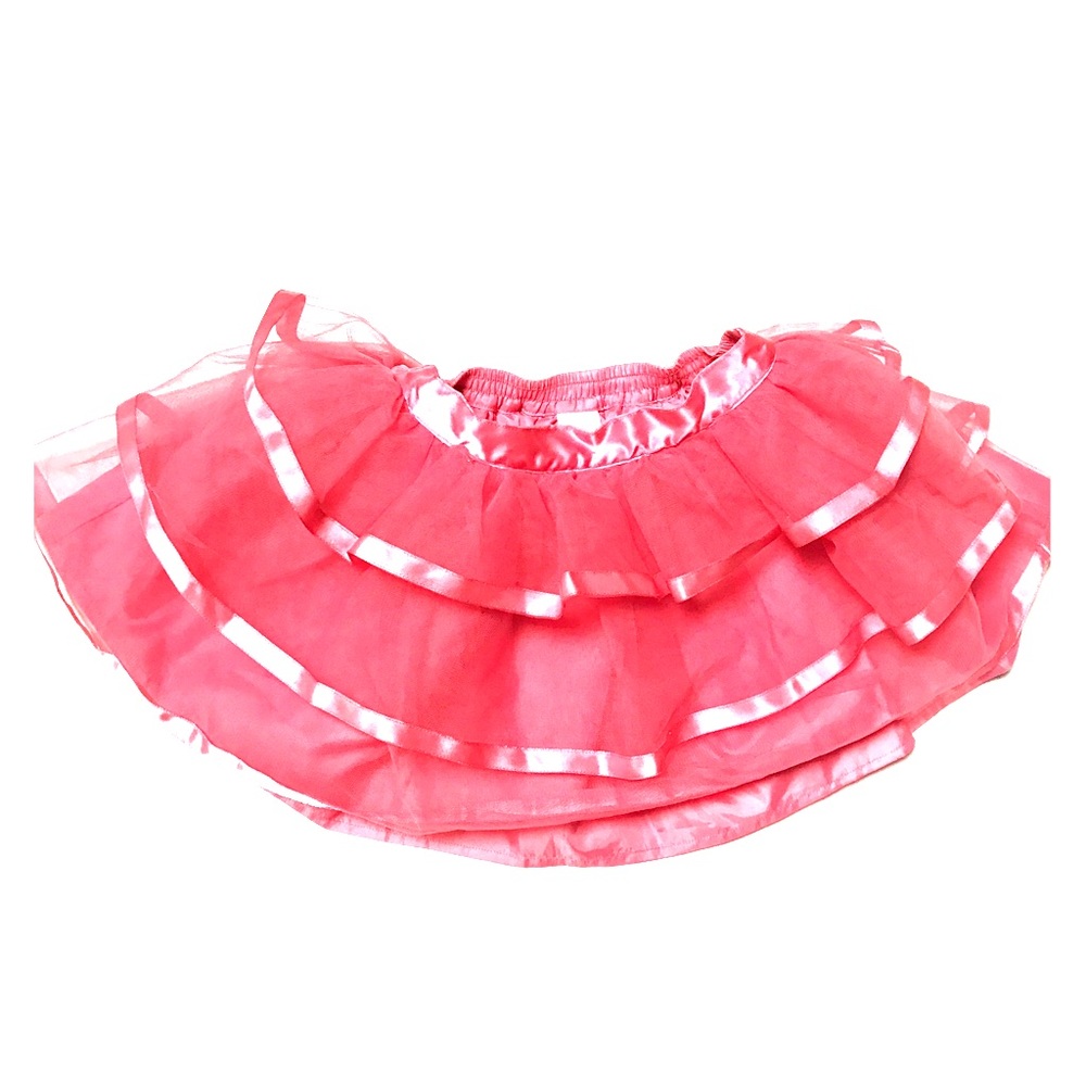 Janie & Jack tulle tutu skirt satin full lined Sz4