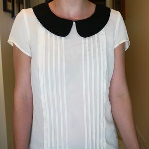 Peter Pan collared blouse