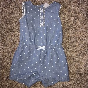 Denim Romper