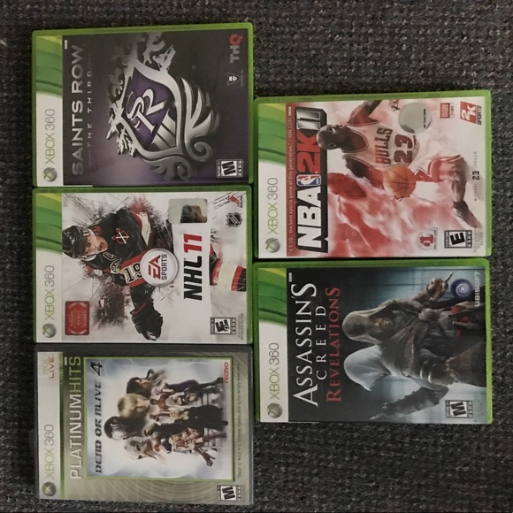 5 Games for Xbox 360 including 2 classics - Picture 1 of 1