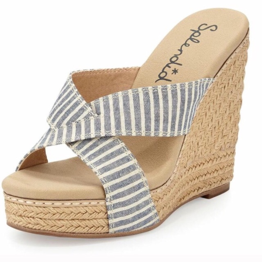 Anthropologist wedge sandal