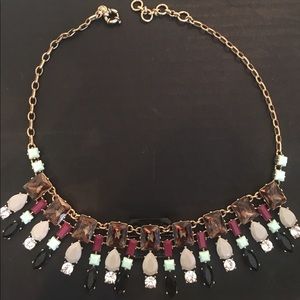 J. Crew Geo Fan Necklace