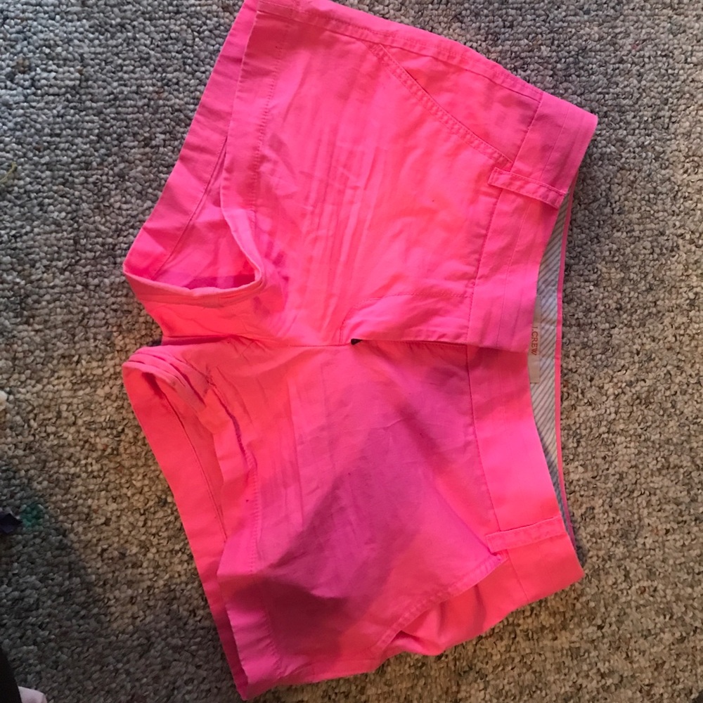 Bright Pink J Crew Shorts