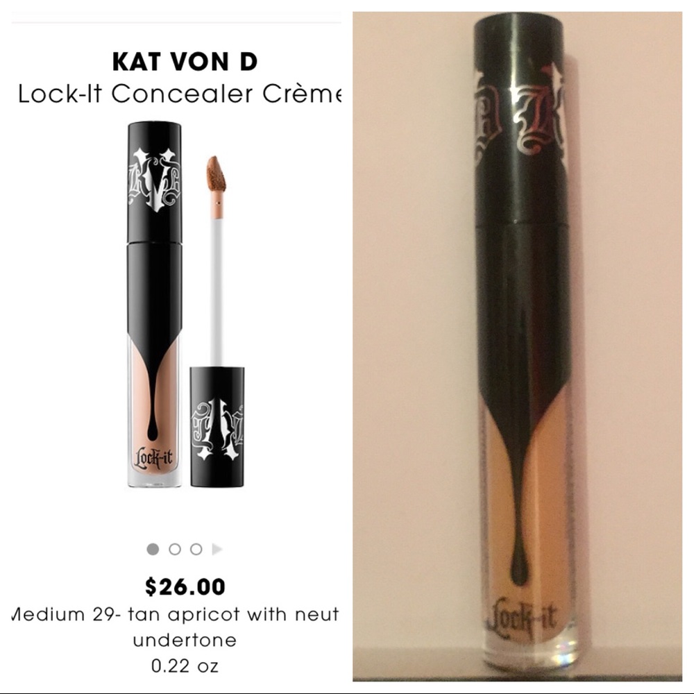 Kat de Von concealer .