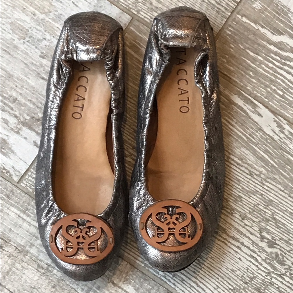 Staccato Leather Ballet Flats