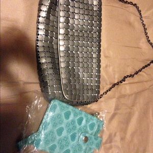 New wristlet and slightly used purse