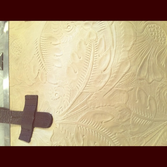 New Beth Springer Leather & Suede Handbag - Picture 2 of 3