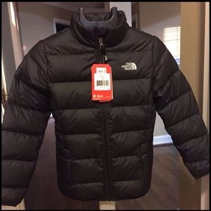 Girls Medium black Northface jacket