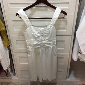 Express white dress worn for  a rehearsal dinner
