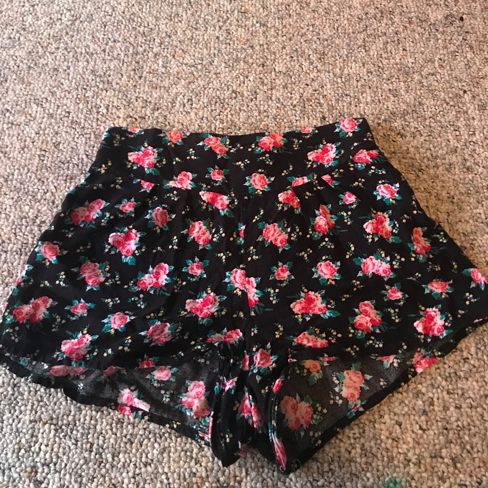 Charlotte Russe Shorts with Roses