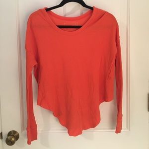 XS Orangey Free People long sleeve thermal