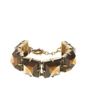 J. Crew Mirrored Pyramids Bracelet