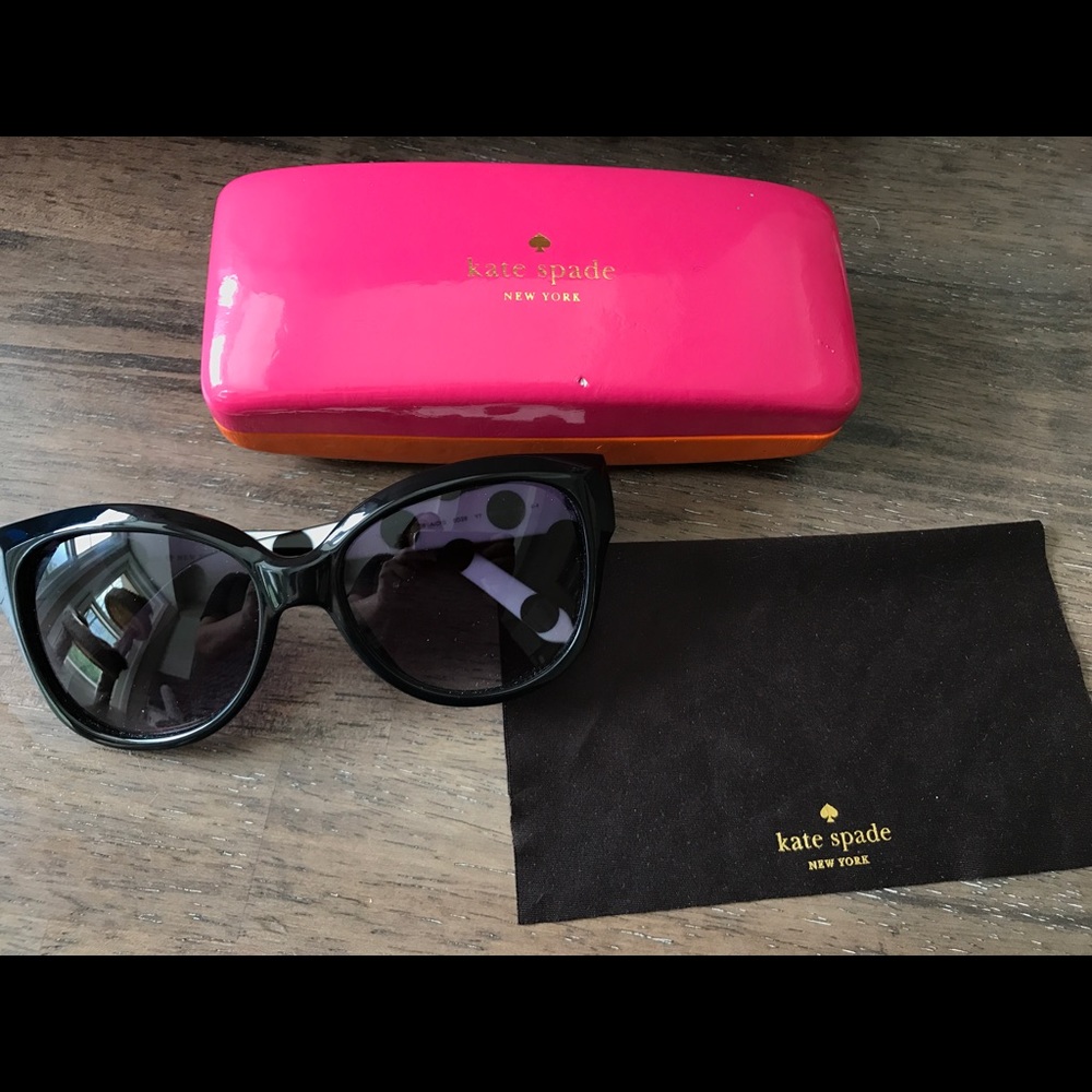 Kate Spade Black Cat Eye "Jessa" Sunglasses