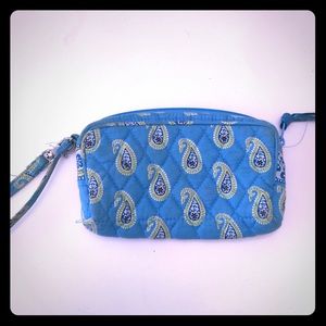 Vera Bradley Bermuda blue wristlet wallet