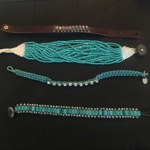 Stackable Turquoise Braclets