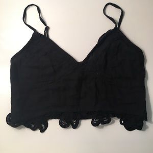 Small Free People Back crop top